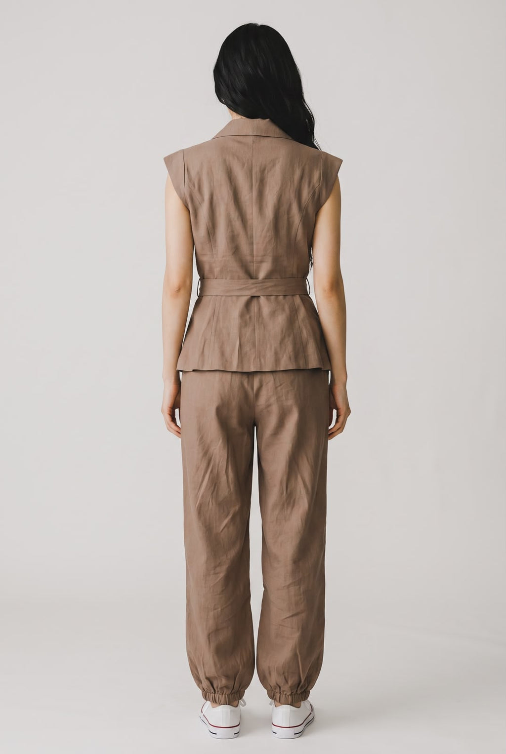 Mocha Grace Belted Co-Ord Set