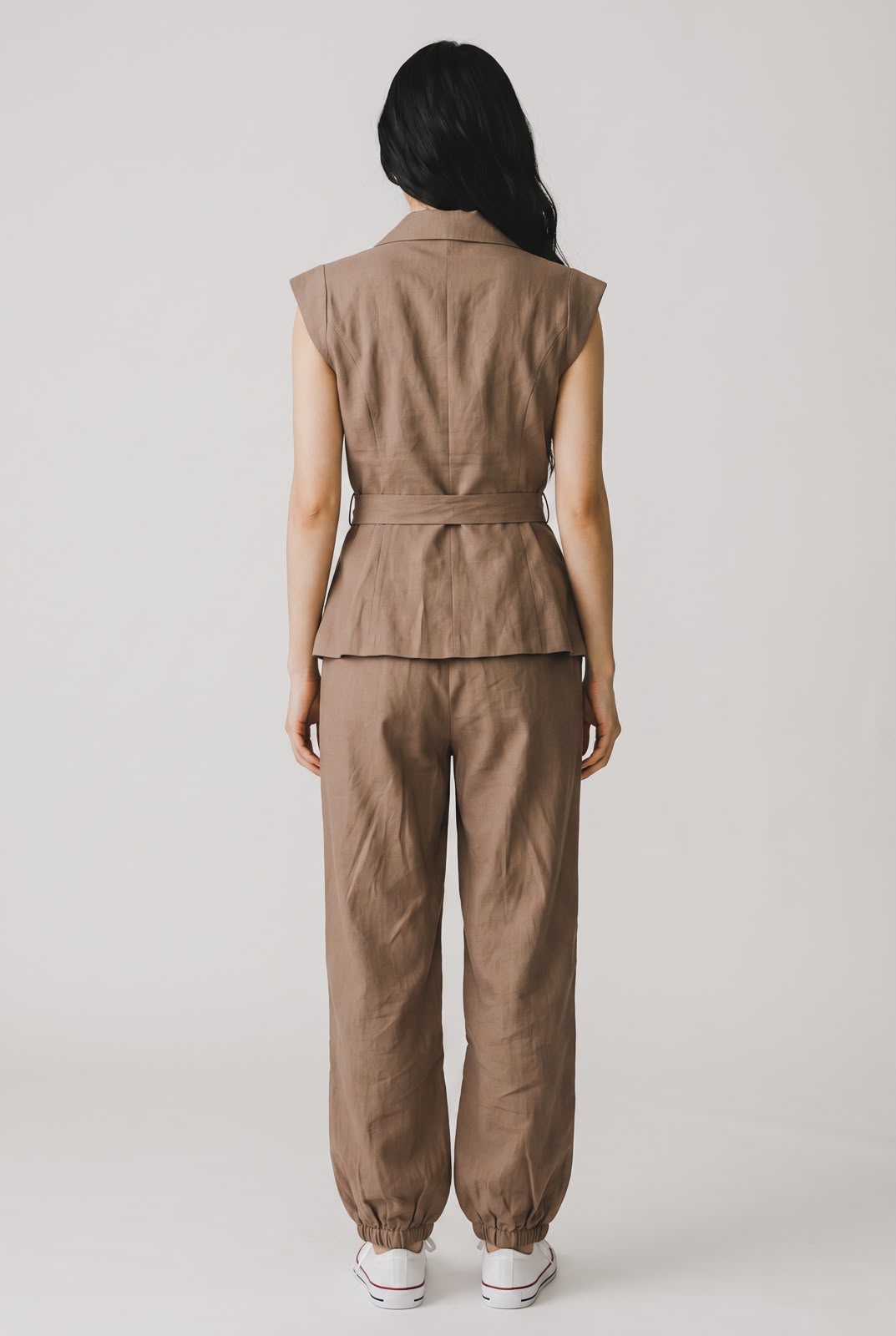 Mocha Grace Belted Co-Ord Set