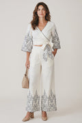 Pearl Grace Thread Embroidered Co-Ord Set